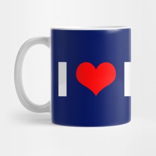 I heart INDY (white) Mug